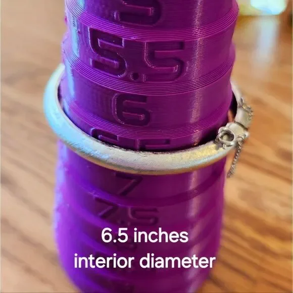 TRIFARI Brushed Silver Hinged Vintage Bracelet TIMELESS CHIC - Picture 6 of 7